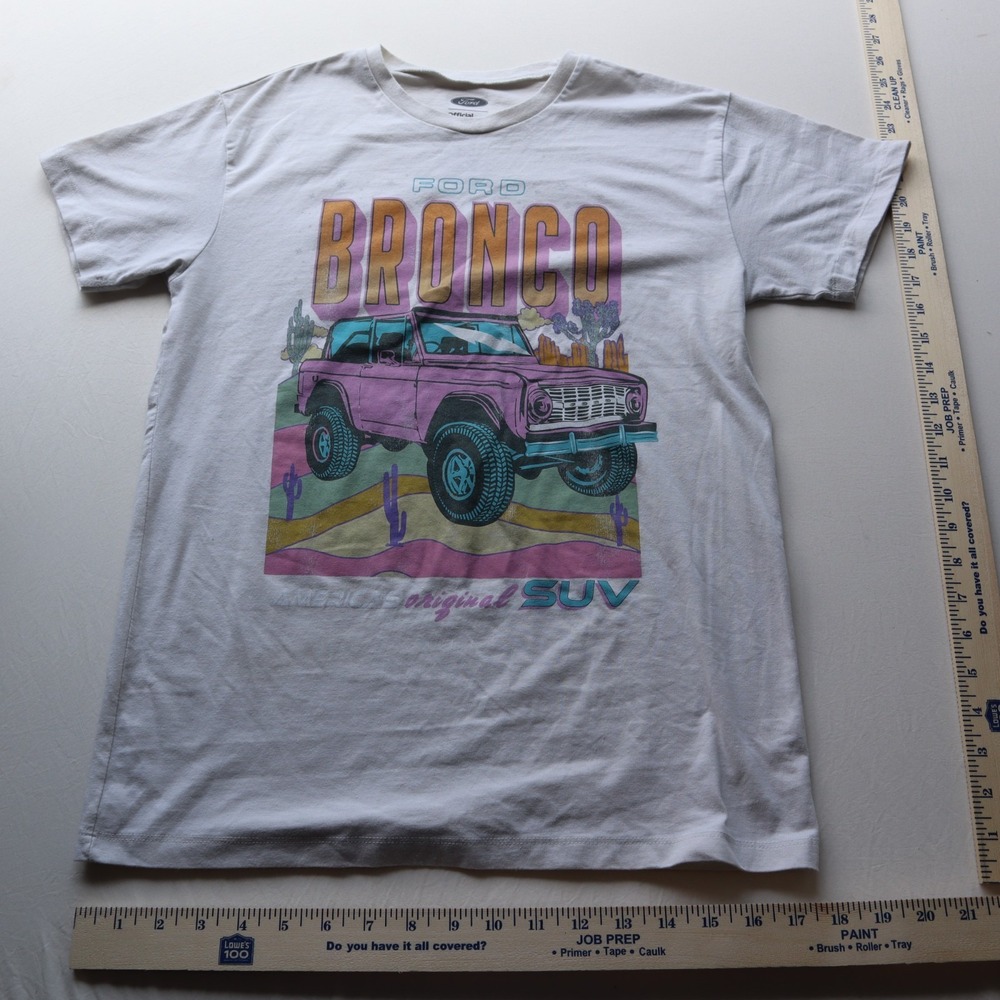 Ford Bronco Mens Shirt Medium SUV Graphic Official Licensed #126 RuvieT